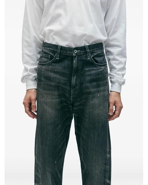 Neighborhood Blue Five-Pocket Jeans for men
