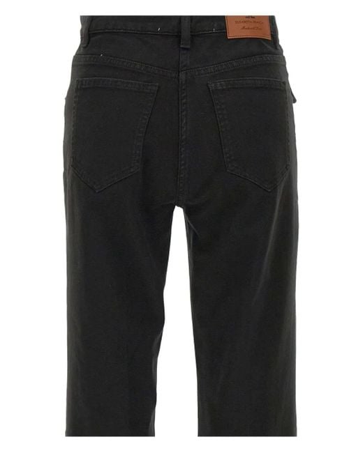 Elisabetta Franchi Black Flared Jeans