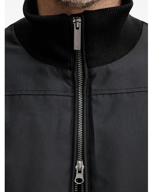 Colmar Black Zip-Up Collar Jacket for men