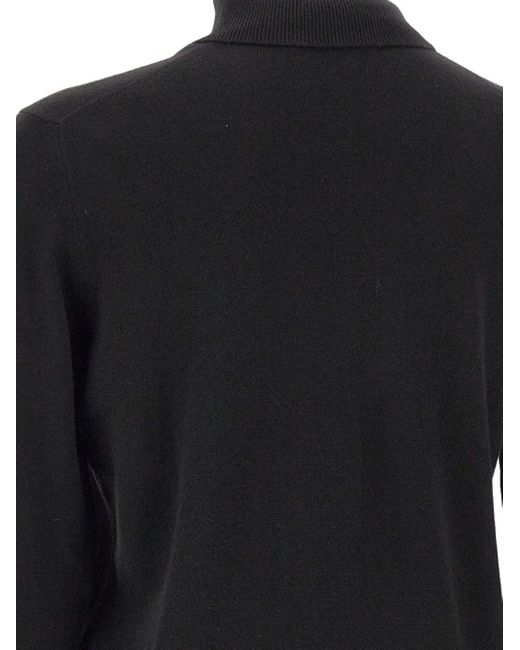 Gran Sasso Blue Ribbed Turtleneck Sweater for men