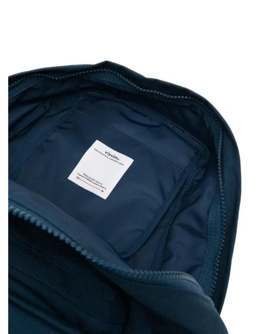 Visvim Blue Logo-Patch Backpack for men