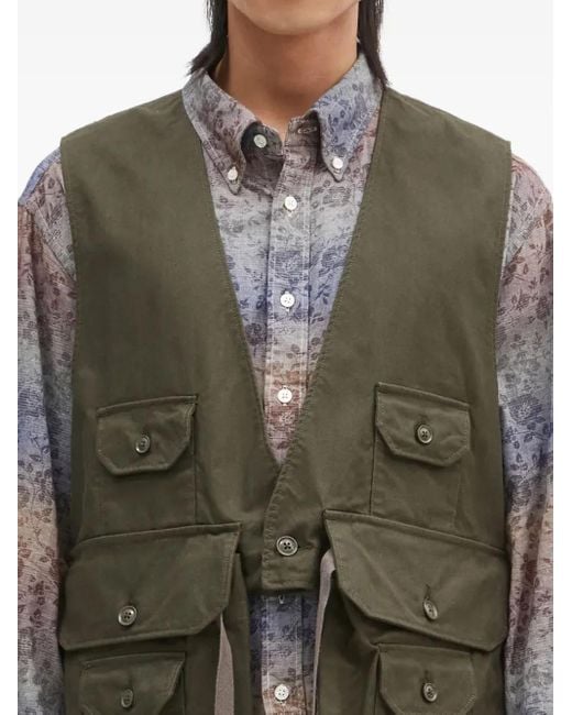 Engineered Garments Weste mit mehreren Taschen in Gray für Herren