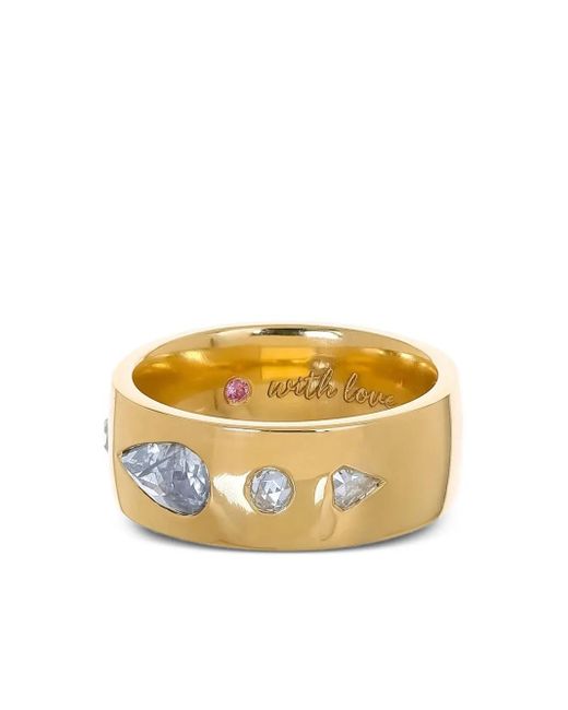 Nimo With Love Natural 18K Rustic Diamond Ring