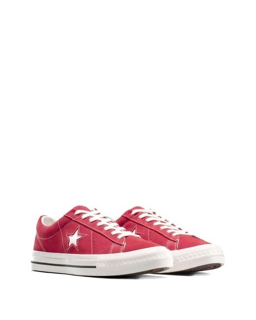 Converse Red One Star 95 Sneakers