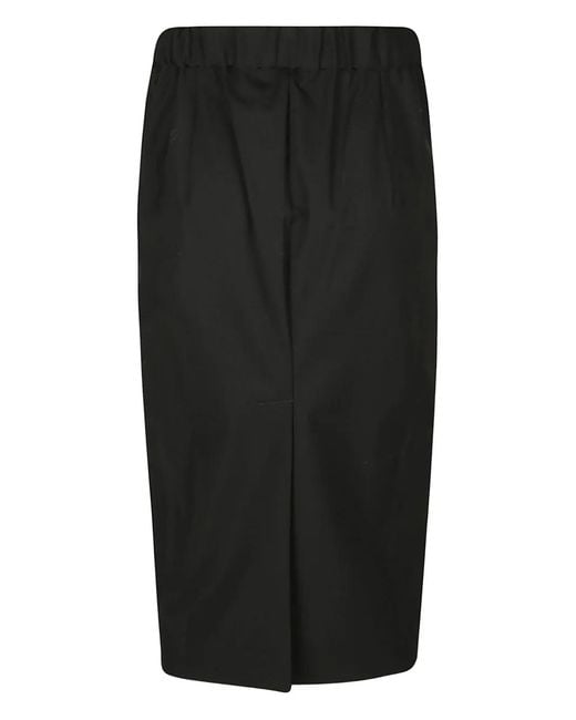 Sa Su Phi Black Elasticated Skirt