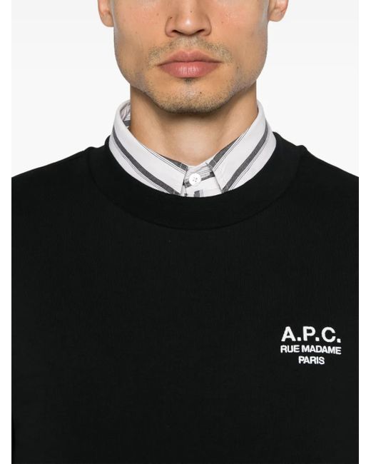 A.P.C. Black Standard Rue Madame Sweatshirt