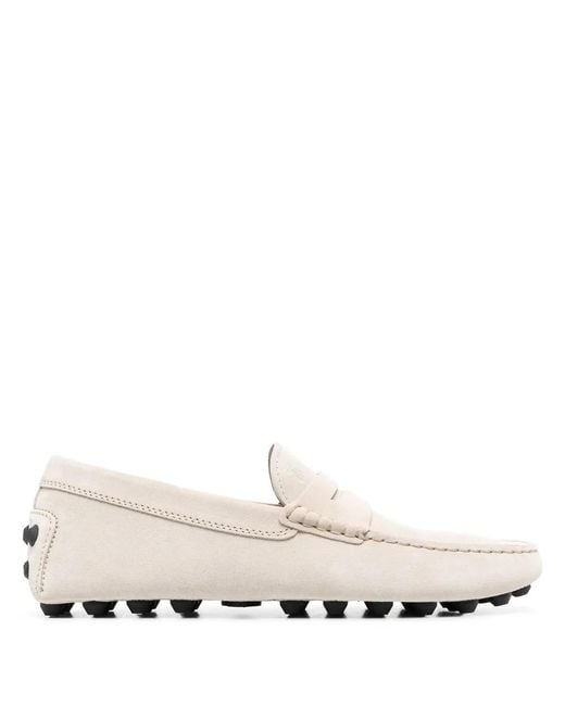 Tod's Natural Calf-Suede Loafers for men
