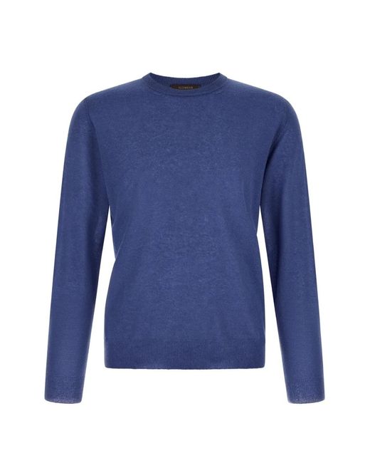 Slowear Blue Giro Mélange-Yarn Sweater for men