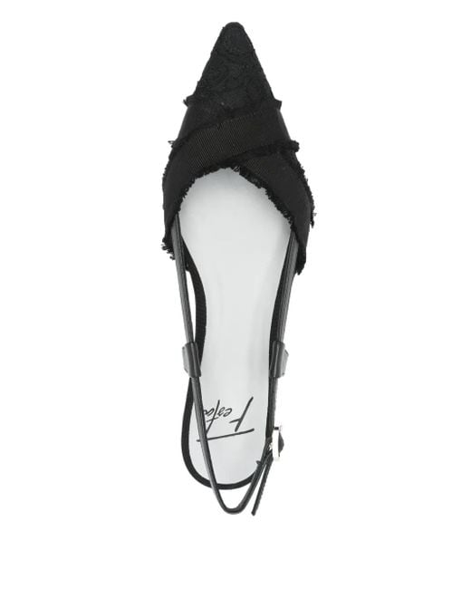 Roberto Festa Black Kesha Ballet Flats
