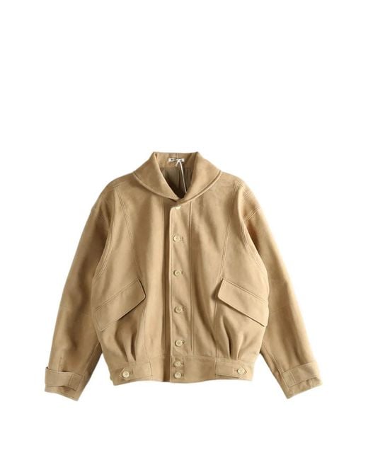 Auralee Natural Leather Jacket
