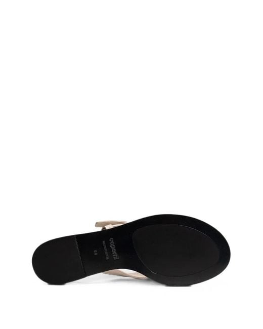 Coperni White Belt Flip Flops