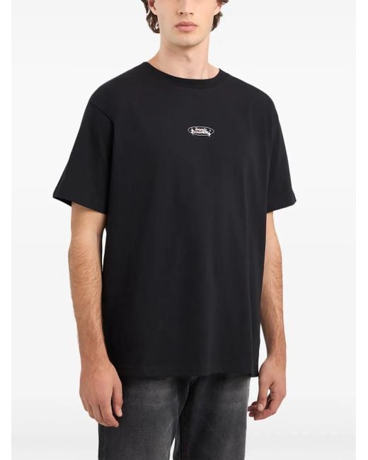 Gcds Black Spikey Dice T-Shirt for men