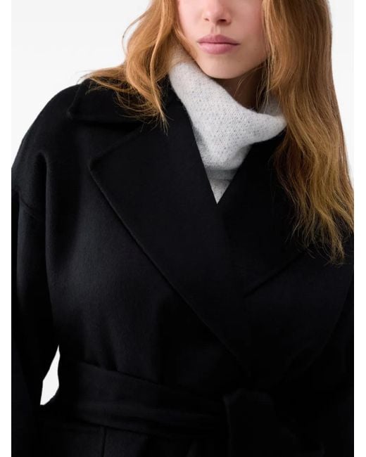 Liu Jo Black Short Wool Coat