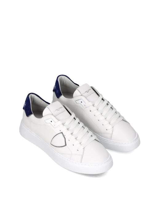 Philippe Model White Temple Low Sneakers for men