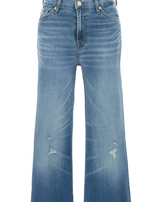 7 For All Mankind Blue Modern Dojo Jeans