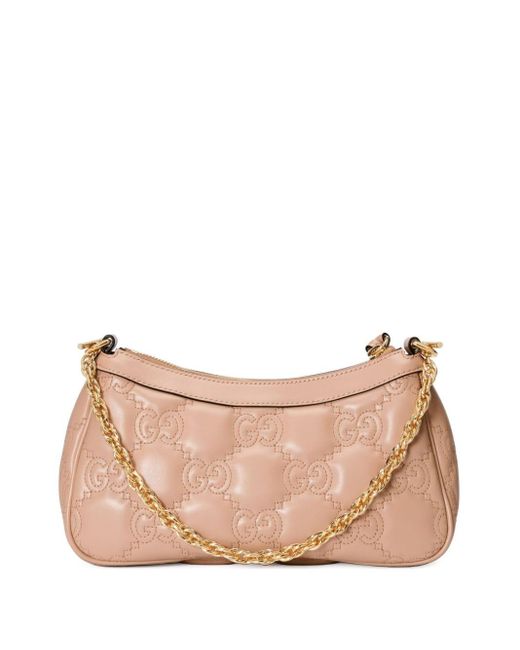 Gucci Pink GG Matelassé Shoulder Bag