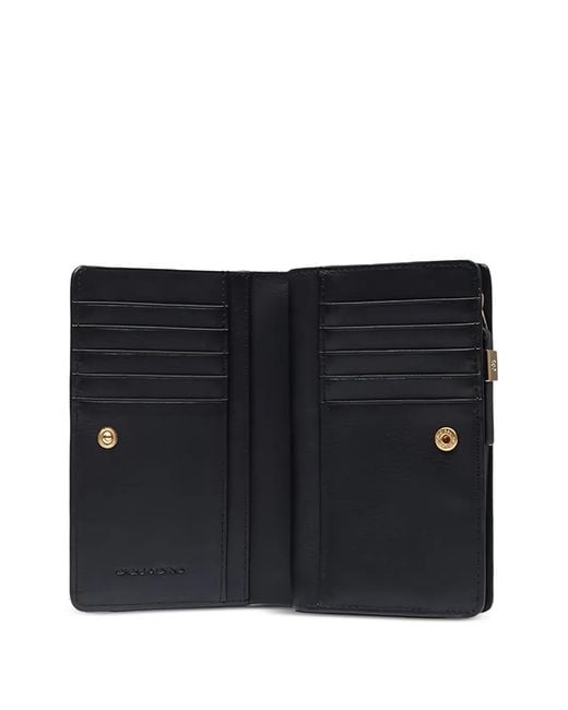 Piquadro Black Bi-Fold Wallet