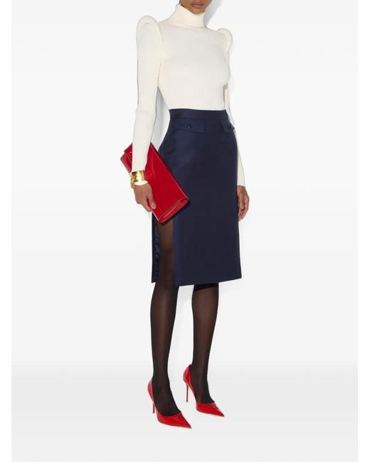 Elisabetta Franchi Red Patent-Leather Pumps