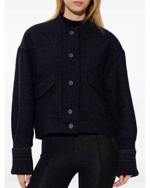 IRO Blue Isatis Flap-Pocket Jacket