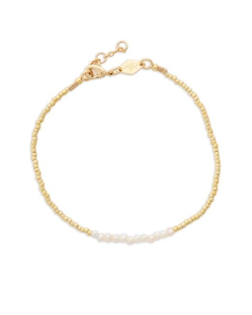 Anni Lu White Pearly Beaded Bracelet