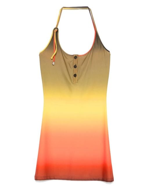 Abito Corto Con Scollo All'Americana di The Attico in Orange