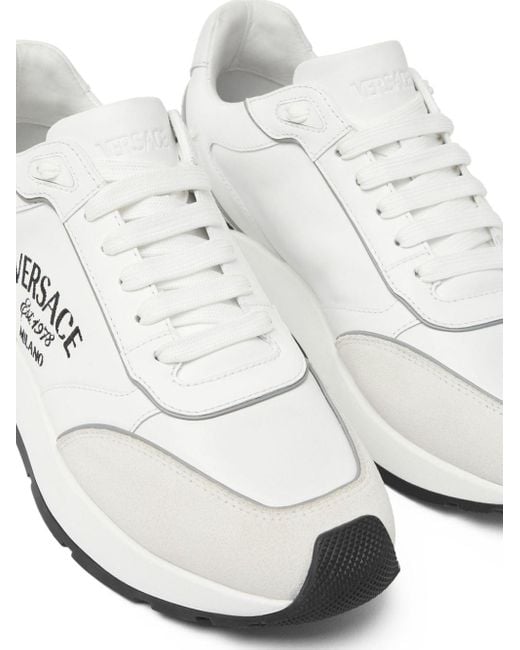 Versace Milano Runner Sneakers in het White voor heren