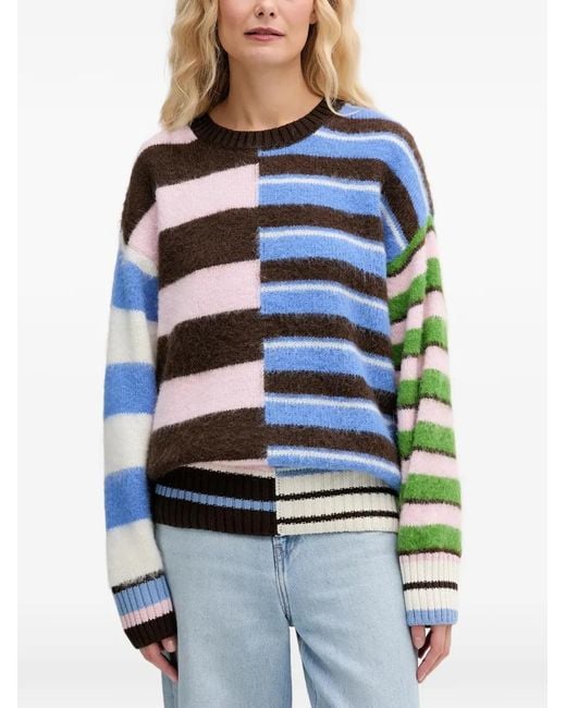 Pull Rayé Stine Goya en coloris Blue