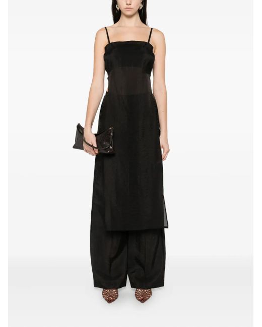 Occleus Black Kate Silk Pants