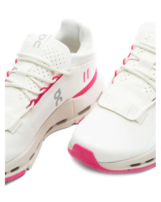 On Shoes White Cloudnova 2 Sneakers for men