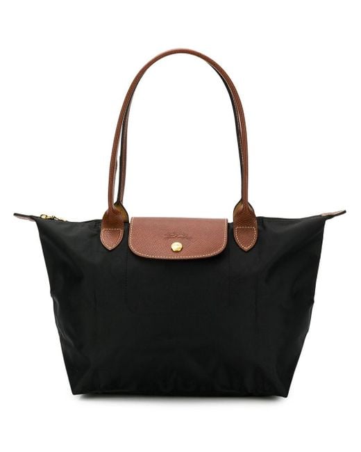 Longchamp Black Medium Le Pliage Shoulder Bag