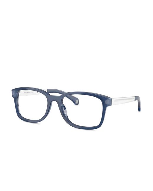 Moncler Blue Rectangle-Frames Glasses