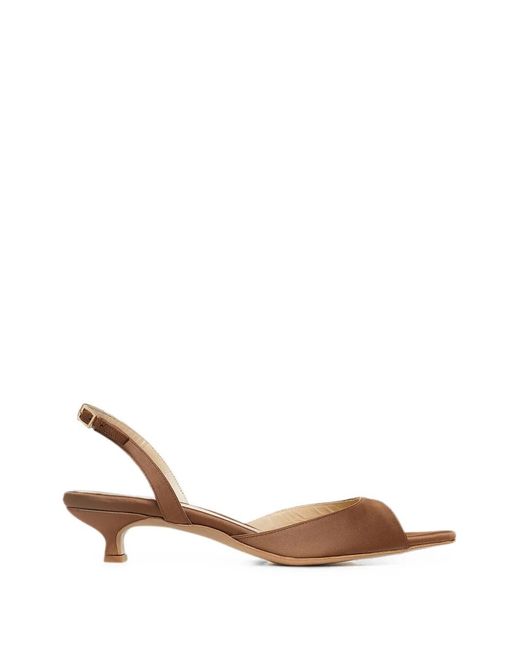 Ginissima Brown Vicky Slingback Sandals