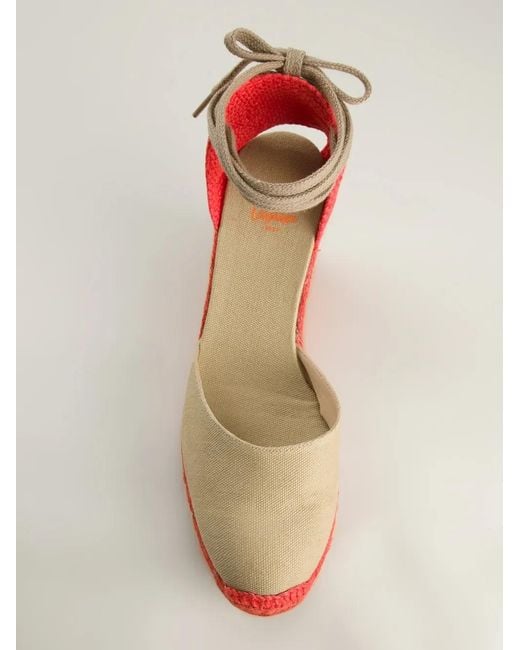 Castaner Metallic Espadrilles Compensées "Carina"