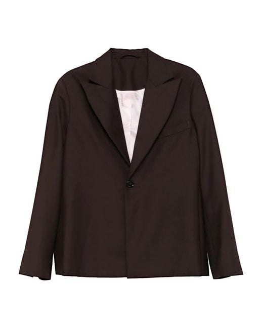 Séfr Black Peak-Lapels Blazer