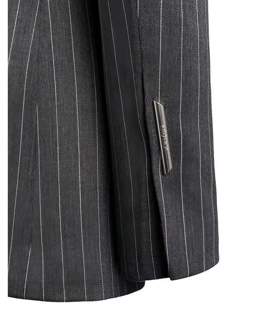 Dondup Black Blazer À Rayures