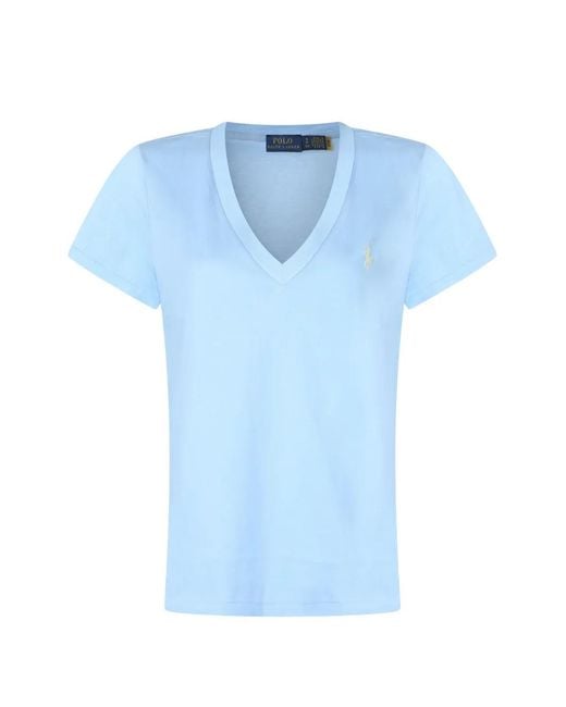 Polo Ralph Lauren Blue V-Neck T-Shirt