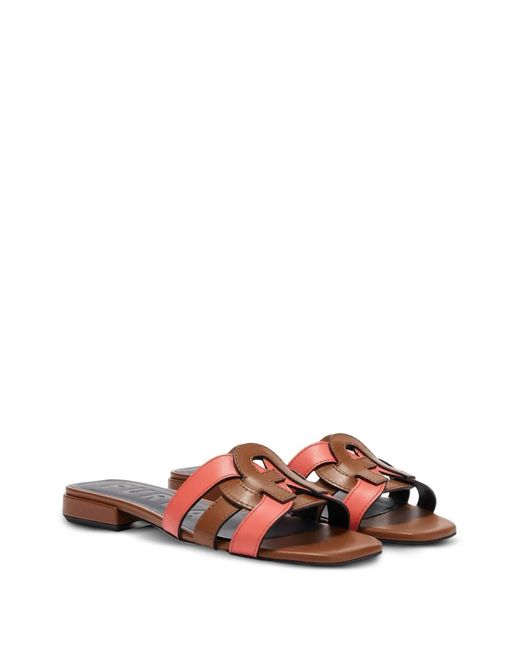 Furla Brown Summer Sandals