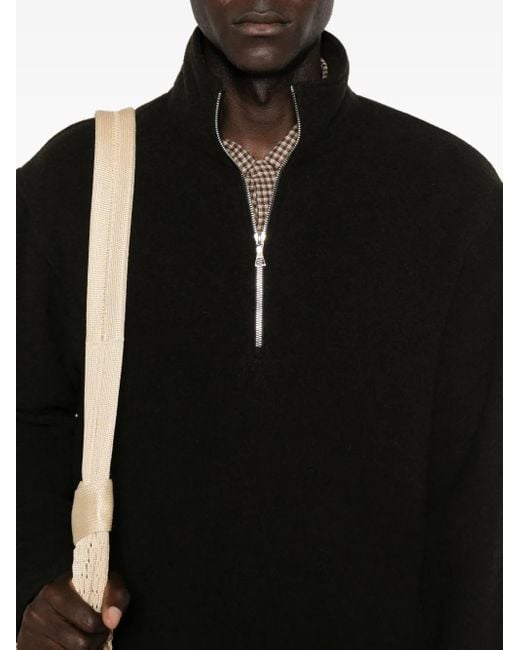 Pull Zippé Rier pour homme en coloris Black