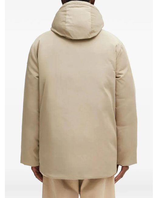 Maison Kitsuné Natural Flap-Pocket Hooded Jacket for men