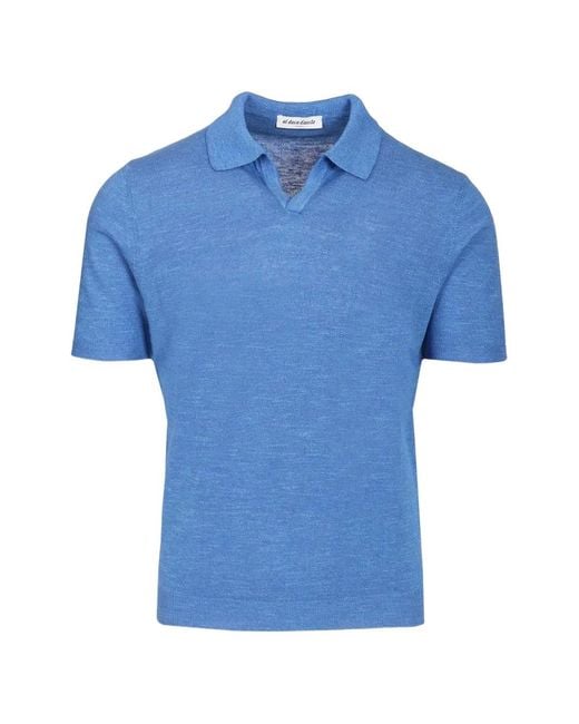 Al Duca D'aosta Blue T-Shirt À Manches Courtes for men