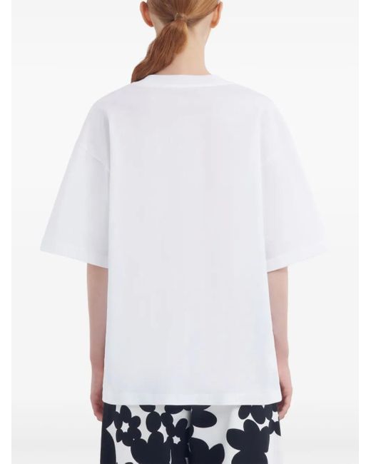 Marni フローラル Tシャツ White