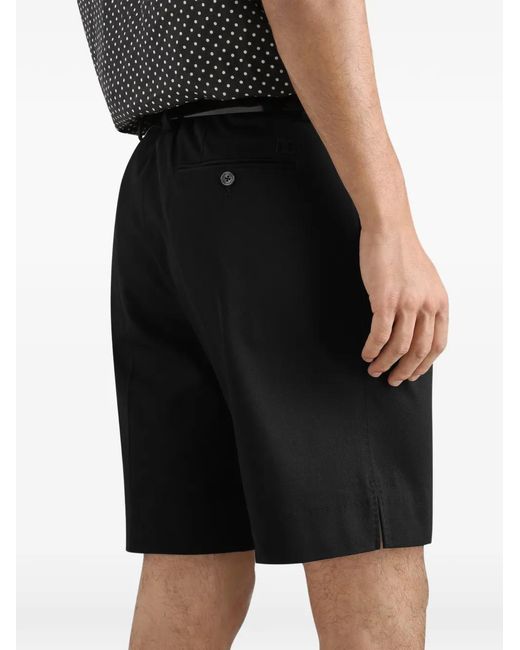 Dolce & Gabbana Black Cotton Bermuda Shorts for men