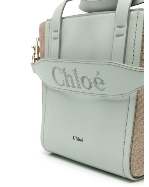Chloé Blue Medium Sense Leather Tote Bag