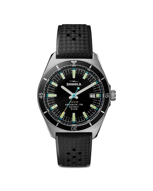 Shinola Black Duck 40Mm Watch for men