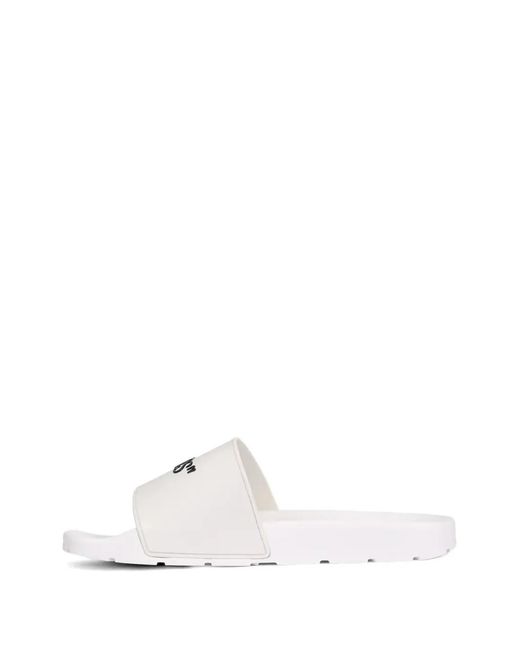Off-White c/o Virgil Abloh White Logo Slides for men