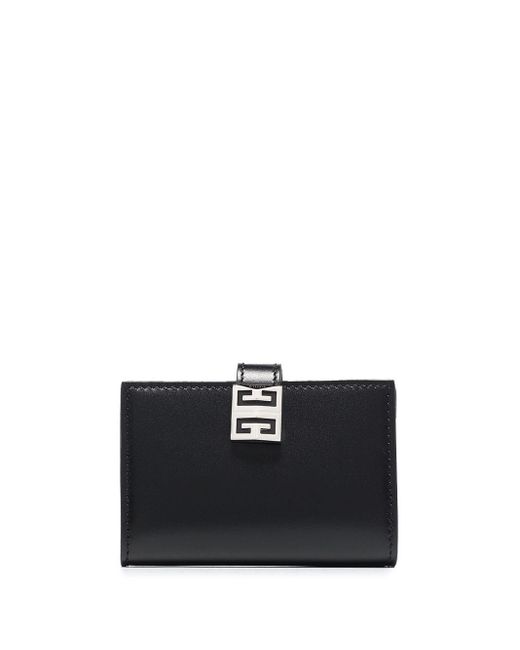 Porte-cartes en cuir à motif 4G Givenchy en coloris Black