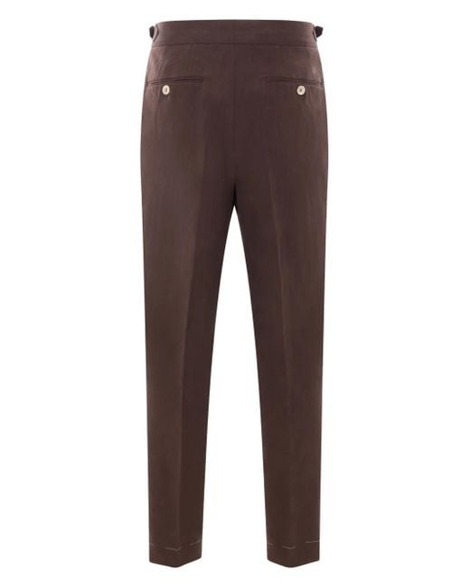 Brunello Cucinelli Anzug aus Leinen in Brown für Herren