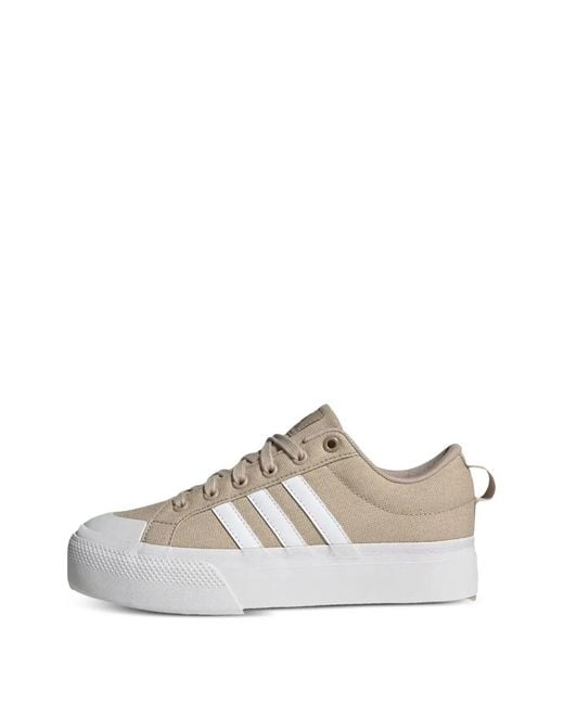 Adidas White Bravada 2.0 Sneakers