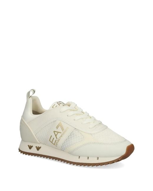 EA7 White Logo Sneakers