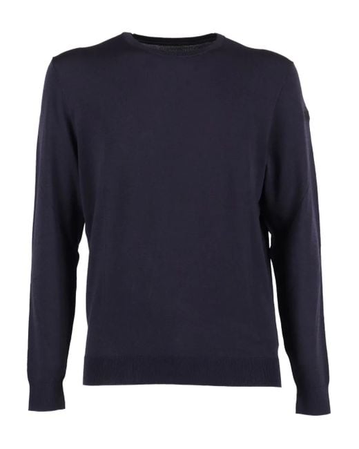 Rrd Blue Crew-Neck Sweater for men